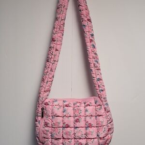 Charming‎ Pink Floral Quilted Kids Bag